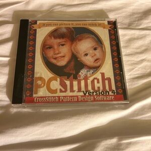 PCStitch v4 Cross Stitch Pattern Software CD-ROM New Factory Sealed